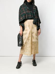 commedesgarçonspre-owned Comme Des Garçons Pre-Owned 1997's rok met paneel van kant - Beige