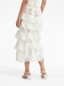 oscardelarenta Oscar de la Renta Gehaakte rok - Wit