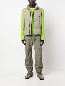 monclergrenoble Moncler Grenoble Sweater met logoprint - Groen