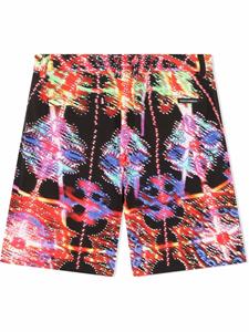 Dolce & Gabbana Kids Shorts met print - Zwart