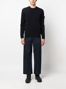 stoneisland Stone Island Trui met Compass-logopatch - Blauw