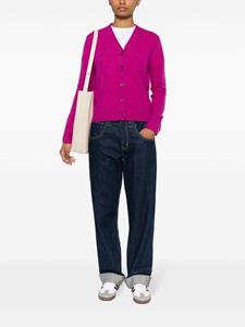 ASPESI V-neck wool cardigan - Roze