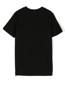 T-shirt met teddybeerprint - Zwart