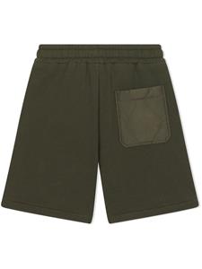 dolce&gabbanakids Dolce & Gabbana Kids Trainingsshorts met logo - Groen