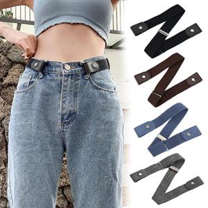 10Victor Electronics 1PC Elastic Waistband Without Buckle Buckle-free Elastic Invisible Belt