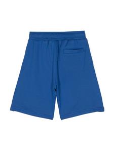 dolce&gabbanakids Dolce & Gabbana Kids Shorts met logoplakkaat - Blauw