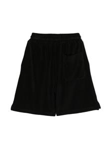 dolce&gabbanakids Dolce & Gabbana Kids Trainingsshorts met geborduurd logo - Zwart