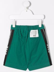 msgmkids MSGM Kids Elastische shorts - Groen