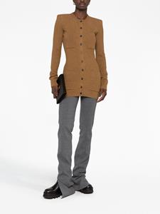 WARDROBE.NYC Vest met ronde hals - Bruin