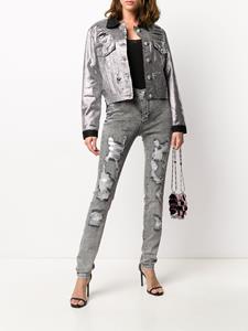 philippplein Philipp Plein Denim jack - Zilver