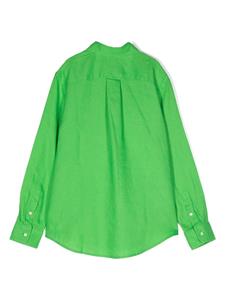 Ralph Lauren Kids Shirt met geborduurd logo - Groen