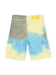 Off-White Kids Cargo shorts - Geel