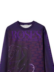 Burberry Trui met rozenprint - Paars