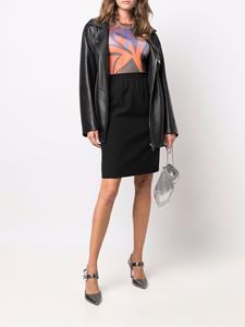 givenchypre-owned Givenchy Pre-Owned 1980s high waist rok - Zwart