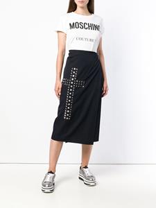 commedesgarçonspre-owned Comme Des Garçons Pre-Owned Wikkelrok met studs - Zwart