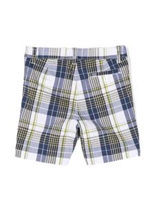 ilgufo Il Gufo Geruite shorts - Blauw
