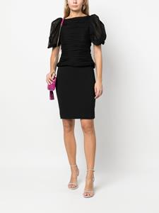 christiandiorpre-owned Christian Dior Pre-Owned 2010s stretch kokerrok - Zwart