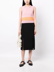 b+ab Elastische midi-rok - Zwart
