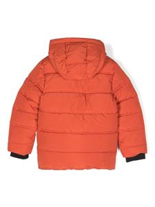 BOSS Kidswear Jack met logoprint - Oranje
