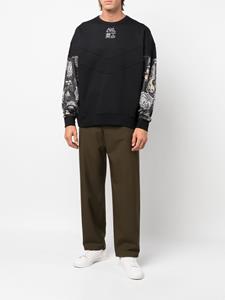 ETRO Sweater met bloemenprint - Zwart