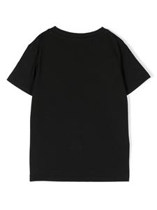 versacekids Versace Kids T-shirt verfraaid met kristallen - Zwart