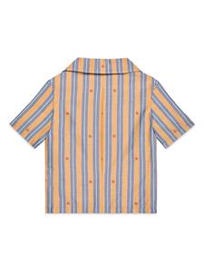 guccikids Gucci Kids Gestreept shirt met logo jacquard - Oranje
