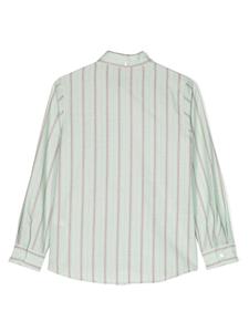 guccikids Gucci Kids Gestreept shirt - Groen