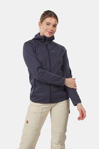 Jack Wolfskin Go Hike Softshell Jacket W Donkergrijs