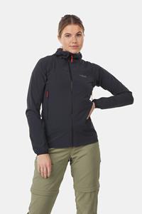 Rab Borealis Softshell Jas Dames Donkergrijs