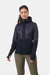 Didriksons Annema Fullzip 6 Hybride Softshell Jas Dames Donkerblauw