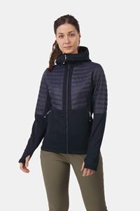 Didriksons Annema Fullzip 6 Hybride Softshell Jas Dames Donkerblauw