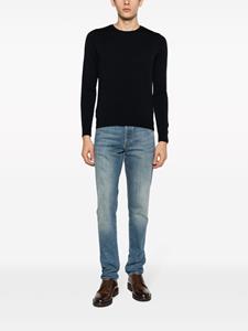 Zanone Trui met wafelpatroon - Blauw