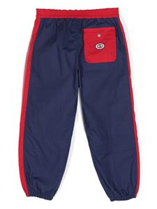 guccikids Gucci Kids Trainingsbroek met logopatch - Blauw