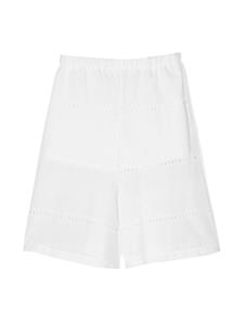 piccolaludo Piccola Ludo Broderie anglaise broek - Wit