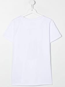 philipppleinjunior Philipp Plein Junior T-shirt met doodskopprint - Wit