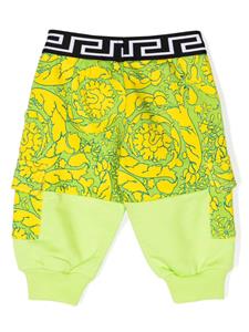 versacekids Versace Kids Broek met barokprint - Groen
