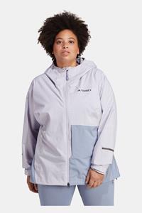 Adidas Terrex Multi Rain.ReadY 2.5 Plus Size Regenjas Dames Lichtpaars