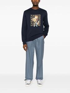 maisonkitsuné Maison Kitsuné Katoenen sweater - Blauw