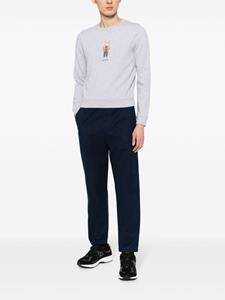 maisonkitsuné Maison Kitsuné Sweater met vosprint - Grijs