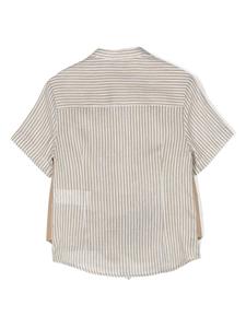 Fay Kids Gelaagd shirt - Beige