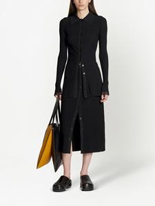 proenzaschoulerwhitelabel Proenza Schouler White Label Ribgebreid vest - Zwart