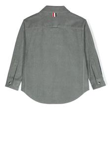 thombrownekids Thom Browne Kids Ribfluwelen shirtjack - Grijs
