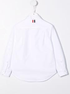 thombrownekids Thom Browne Kids Shirt met logo - Wit