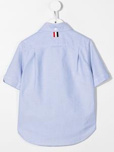 thombrownekids Thom Browne Kids Shirt met logopatch - Blauw