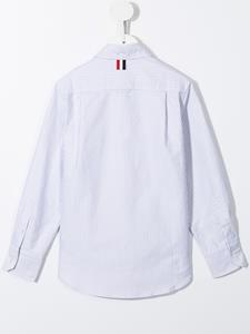 thombrownekids Thom Browne Kids Gestreept shirt - Grijs