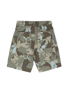 aspesikids Aspesi Kids Shorts met camouflageprint - Groen