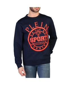 Plein Sport Heren Blauw Katoenen Trui