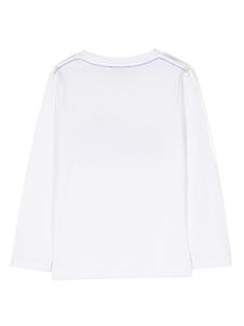 marcjacobskids Marc Jacobs Kids T-shirt met logoprint - Wit
