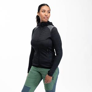 Bergans of Norway Rabot Active Mid Hood  Jacket - Black - Woman