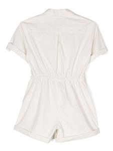 aspesikids Aspesi Kids Romper met gestrikte taille - Beige